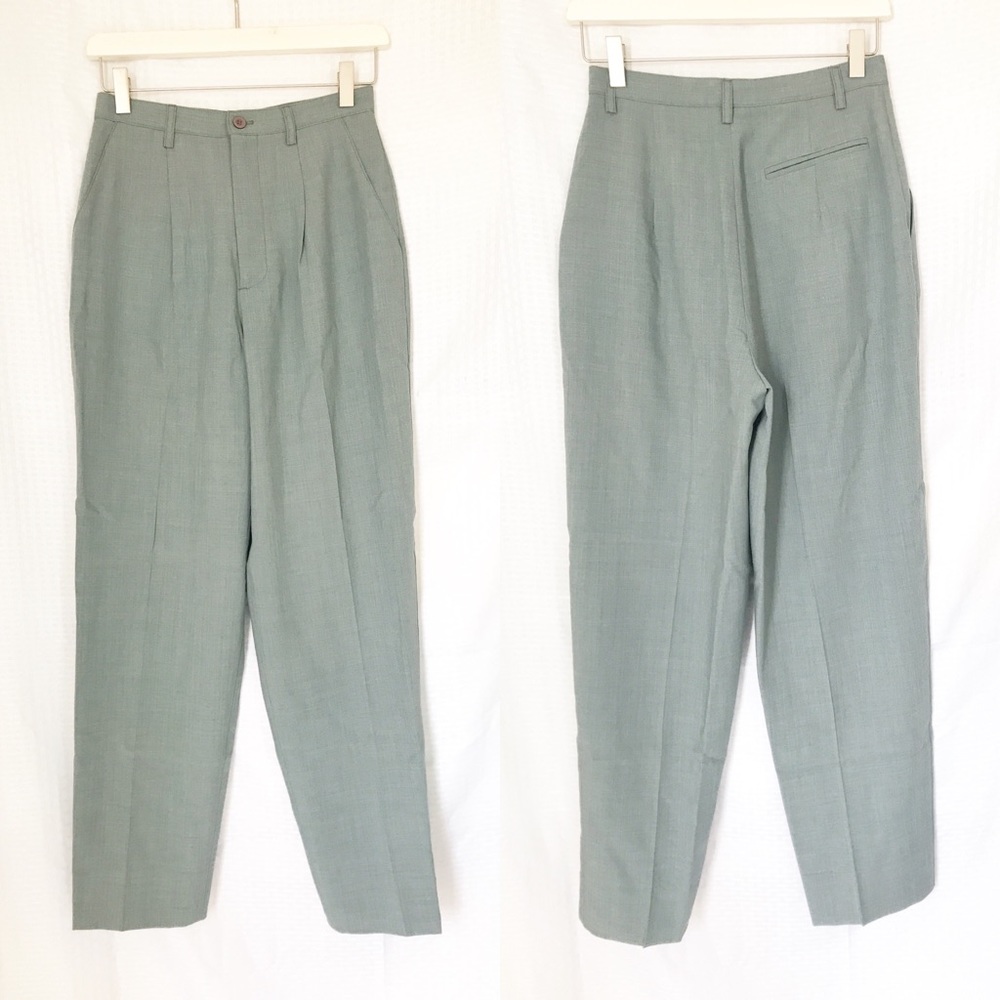 GUESS // Vintage Wool Gray Suit Pant and Vest Set - Picture 3 of 8